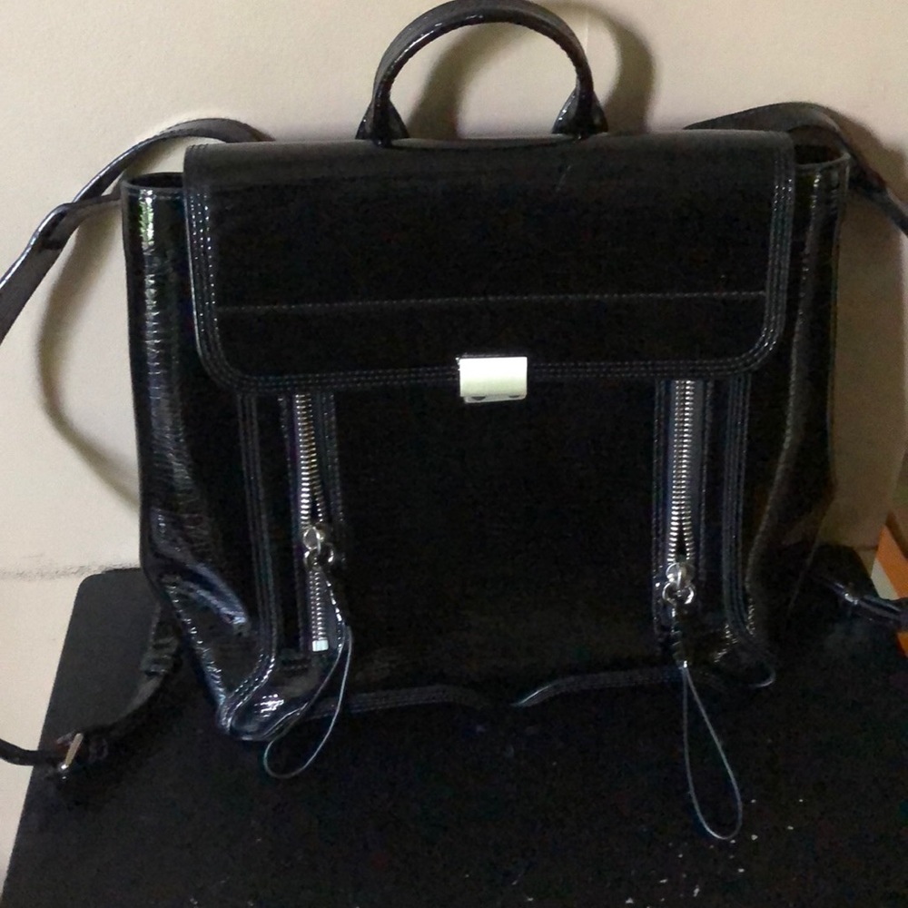 3.1 Phillip Lim Black Leather Backpack - Picture 3 of 4